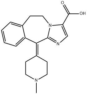 3-羧酸 (阿卡他定代谢物) 结构式