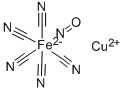 五氰亚硝酰合铁酸铜, 14709-56-9, 结构式