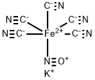 dipotassium pentacyanonitrosylferrate Struktur