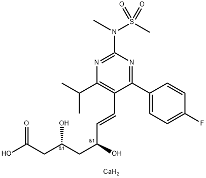 Rosuvastatin calcium Struktur