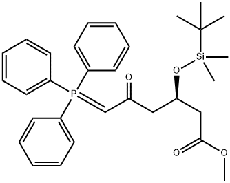 Methyl (3R)-3-(tert-butyldimethylsilyloxy)-5-oxo-6-triphenylphosphoranylidenehexanoate