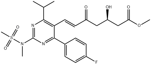 Methyl(+)-(3-R)-7-[4-(4-Fluorophenyl)-6-isopropyl-2-(N-methyl-N-methanesul
fonylamino) pyrimidin-5-yl]-3-hydroxy-5-oxo-6(E)-heptenoate