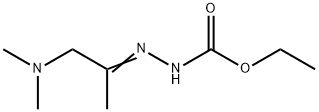 Hydrazinecarboxylic  acid,  [2-(dimethylamino)-1-methylethylidene]-,  ethyl  ester  (9CI) Structure