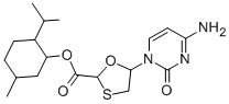 5-(4-Amino-2-oxo-1(2H)-pyrimidinyl)-1,3-oxathiolane-2-carboxylic acid 5-methyl-2-(1-methylethyl)cyclohexyl ester