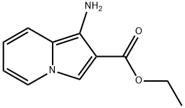 2-Indolizinecarboxylicacid,1-amino-,ethylester(8CI) 化学構造式