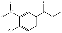4-クロロ-3-ニトロ安息香酸メチル 化学構造式