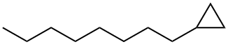 Octylcyclopropane Structure