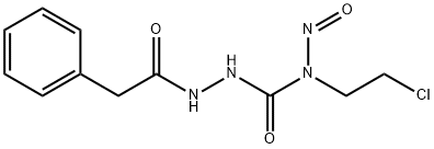 1-(2-Chloroethyl)-1-nitroso-4-phenylacetylhydrazine carboxamide Struktur