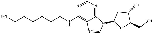 N6-(6-AMINOHEXYL)-2'-DEOXYADENOSINE Struktur