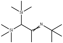 ALPHA,ALPHA-BIS(TRIMETHYLSILYL)-TERT-BUTYLKETIMINE Structure