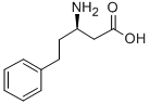 (R)- 3-Amino-5phenyl-pentanoic acid Struktur