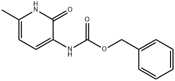 3-Benzyloxycarbonylamino-6-methyl-2-pyridone Struktur