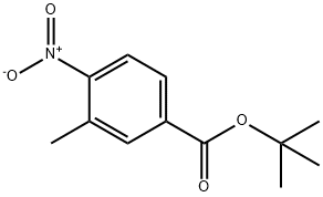 TERT-BUTYL 3-METHYL-4-NITROBENZOATE 化学構造式