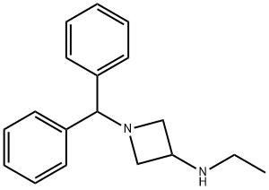 1-benzhydryl-N-ethylazetidin-3-aMine Structure