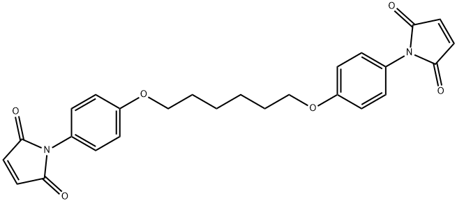 1,4-BIS(4-MALEIMIDOPHENOXY)HEXANE Structure