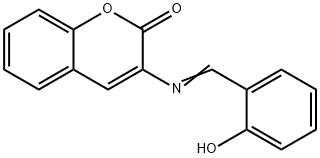 N-salicylidene-3-aminocoumarin Struktur