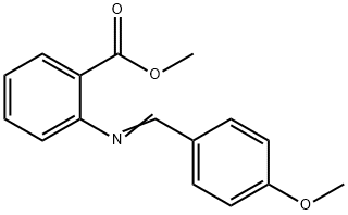 SCHIFF'S BASE ANISALDEHYDE-METHYL ANTHRANILATE Structure