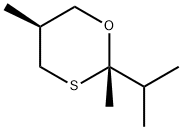 1,3-Oxathiane,2,5-dimethyl-2-(1-methylethyl)-,trans-(9CI),147354-46-9,结构式