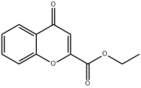 ethyl 4-oxo-4H-1-benzopyran-2-carboxylate  Struktur