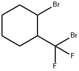 1-BROMO-2-(BROMODIFLUOROMETHYL)CYCLOHEXANE Structure