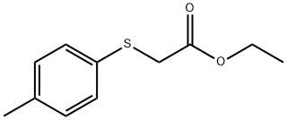 4-METHYL-(PHENYLTHIO) ACETIC ACID ETHYL ESTER 化学構造式