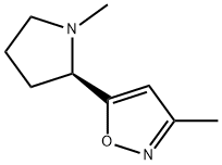 Isoxazole, 3-methyl-5-[(2R)-1-methyl-2-pyrrolidinyl]- (9CI)|