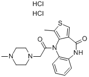 テレンゼピン二塩酸塩 化学構造式