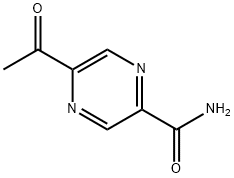 Pyrazinecarboxamide, 5-acetyl- (9CI) Structure