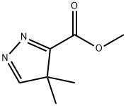 4H-Pyrazole-3-carboxylicacid,4,4-dimethyl-,methylester(9CI) 化学構造式