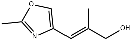 2-METHYL-3-(2-METHYL(1,3-OXAZOLYL))-PROPENOL Struktur