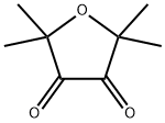 2,2,5,5-Tetramethyltetrahydro-3,4-furandione,14744-18-4,结构式