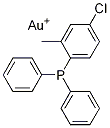 [二苯基(邻甲苯基)膦]氯化金(I),147454-49-7,结构式