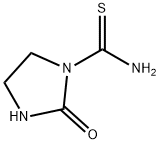 1-thiocarbamoyl-2-imidazolidinone 结构式