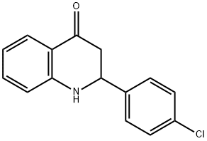 2-(4-CHLOROPHENYL)-1,2,3,4-TETRAHYDRO-4-QUINOLONE 化学構造式