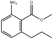 Benzoic acid, 2-amino-6-propyl-, methyl ester (9CI) Structure