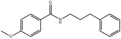 BenzaMide, 4-Methoxy-N-(3-phenylpropyl)-,147497-53-8,结构式