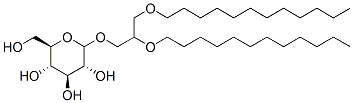 1,2-di-O-dodecyl-3-O-(glucopyranosyl)glycerol Struktur