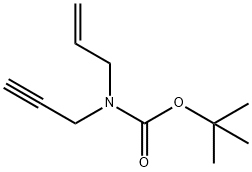 アリル(プロプ-2-イン-1-イル)カルバミン酸TERT-ブチル 化学構造式