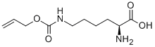 6-N-ALLOC-L-LYSINE
 Struktur
