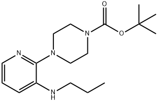 1-((1,1-DIMETHYLETHOXY)CARBONYL)-4-(3-(PROPYLAMINO)-2-PYRIDYL)-PIPERAZINE,147539-20-6,结构式