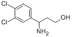 3-AMINO-3-(3,4-DICHLORO-PHENYL)-PROPAN-1-OL,147611-61-8,结构式