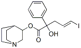 147612-55-3 1-azabicyclo(2.2.2)oct-3-yl 2-hydroxy-2-(1-iodo-1-propen-3-yl)-2-phenylacetate