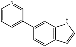 6-吡啶-3-基-1H-吲哚,147621-19-0,结构式
