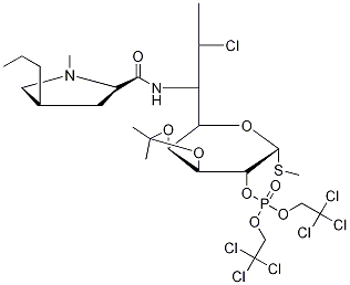 147621-30-5 3,4-O-Isopropylidene ClindaMycin 2-[Bis(2,2,2-trichloroethyl)phosphate]