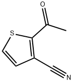 3-Thiophenecarbonitrile, 2-acetyl- (9CI) Structure