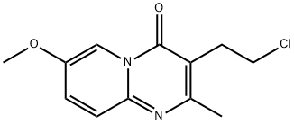 3-(2-Chloroethyl)-7-methoxy-2-methyl-4H-pyrido[1,2-a]pyrimidin-4-one,147662-99-5,结构式