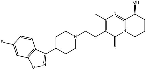 (S)-9-Hydroxy Risperidone Struktur