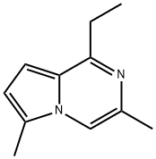 Pyrrolo[1,2-a]pyrazine, 1-ethyl-3,6-dimethyl- (9CI) Structure