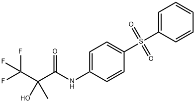 N-(4-페닐술포닐페닐)-3,3,3-트리플루오로-2-히드록시-2-메틸프로판아미드