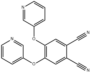 4,5-Bis(3-pyridinyloxy)phthalonitrile Structure